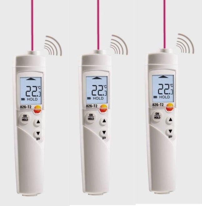 testo 826-T2 - Infrared thermometer for food